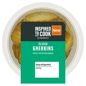 Sainsbury's Sliced Gherkins, Inspired to Cook 110g
