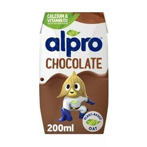 Alpro Kids Oat Chocolate Long Life Dairy Free Drink 200ml