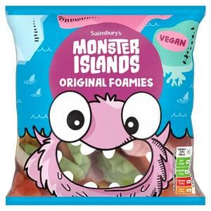 Sainsbury's Monster Islands Original Foamies 170g