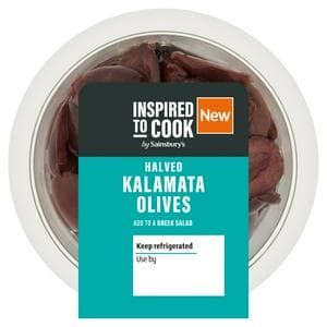 Sainsbury's Halved Kalamata Olives, Inspired to Cook 100g