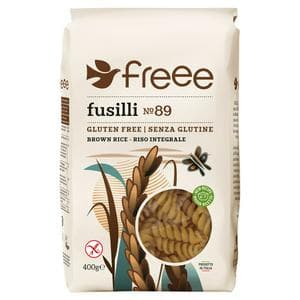 Freee Gluten Free Pasta Brown Rice Fusilli 400g