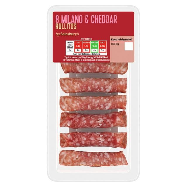 Sainsbury's Milano & Cheddar Rollitos 84g - gallery image 1