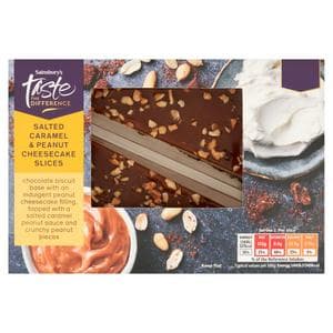 Sainsbury's Salted Caramel & Peanut Cheesecake, Taste the Difference 190g