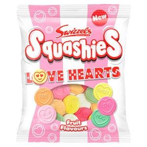 Swizzels Squashies Love Hearts 140g