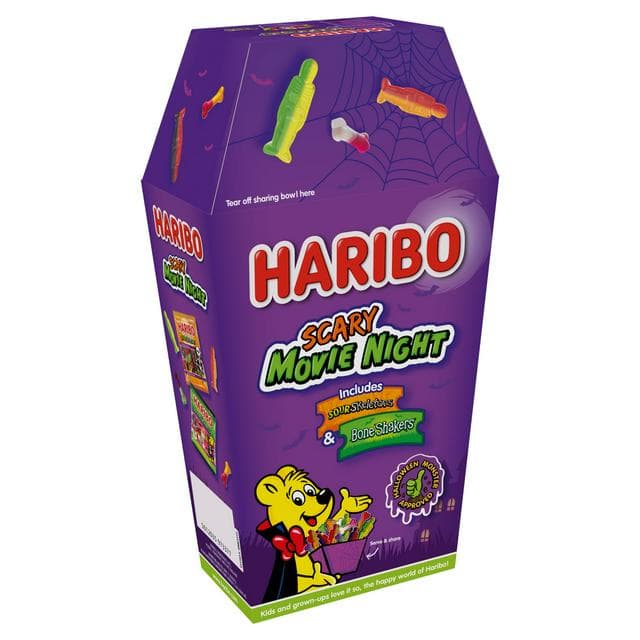 Haribo 380g Scary Movie Night Sweets - gallery image 1