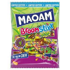Maoam 350g Broom Stixx Sour Chewy Sweets, Limited Edition