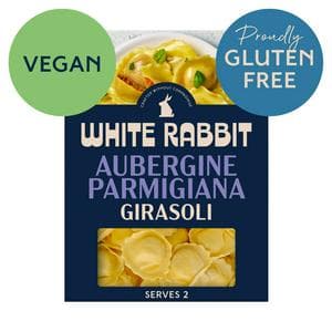 White Rabbit 250g Aubergine Parmigiana Gluten Free Filled Girasoli Pasta