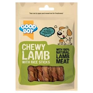 Good Boy Chewy Lamb with Rice Sticks Dog Treats 60g