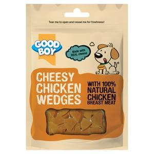 Good Boy Cheesy Chicken Wedges Dog Treats 80g