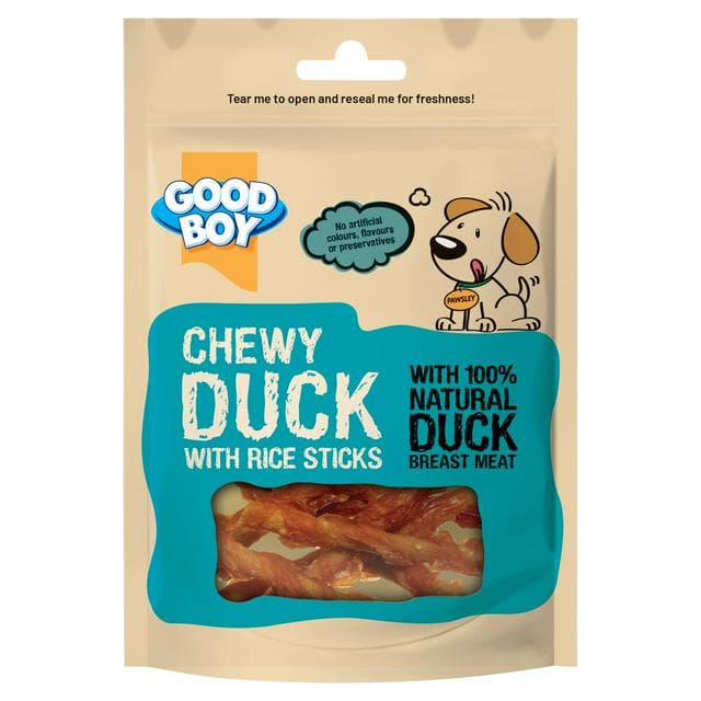 Good Boy Chew Duck with Rice Sticks Dog Treats 70g - gallery image 1