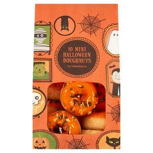 Sainsbury's 10 x Mini Halloween Doughnuts
