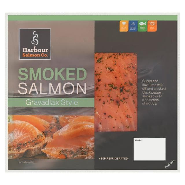 Harbour Salmon Co. Smoked Salmon Gravadlax Style 100g - gallery image 1