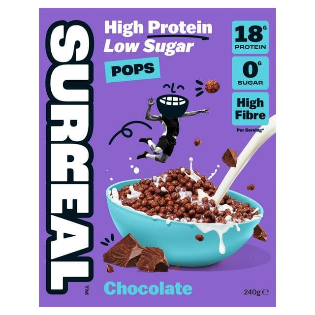 Surreal High Protein Low Sugar Pops Chocolate 240g - gallery image 1