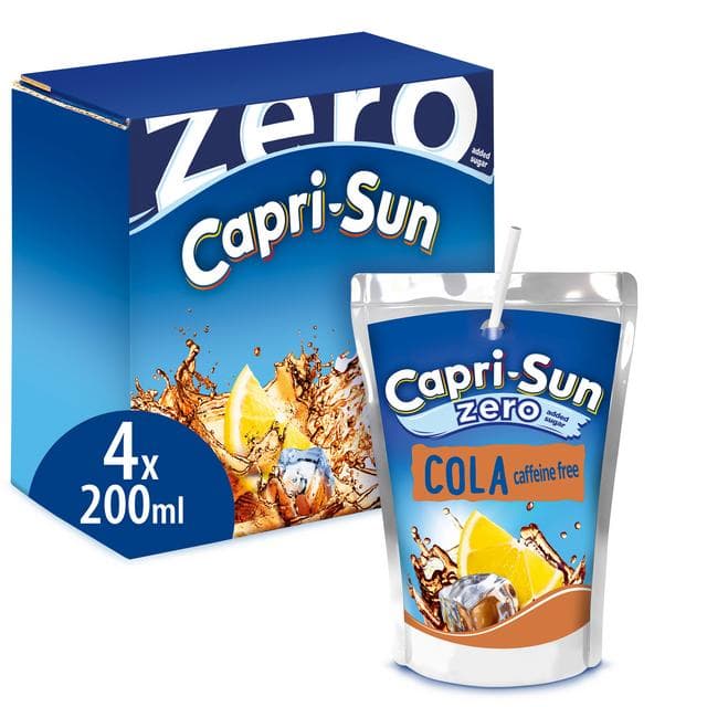 Capri-Sun Zero Cola Kids Juice Drink 4 x 200ml - gallery image 4