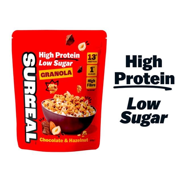 Surreal 300g Chocolate & Hazelnut High Protein Low Sugar Granola - gallery image 3