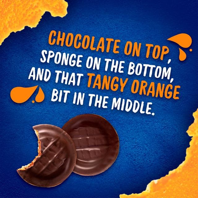 McVitie's Jaffa Cakes Original Chocolate Biscuits Singles 44g - gallery image 2