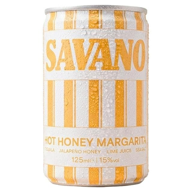 Savano 125ml Hot Honey Margarita Cocktail Can - gallery image 1