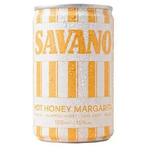 Savano 125ml Hot Honey Margarita Cocktail Can