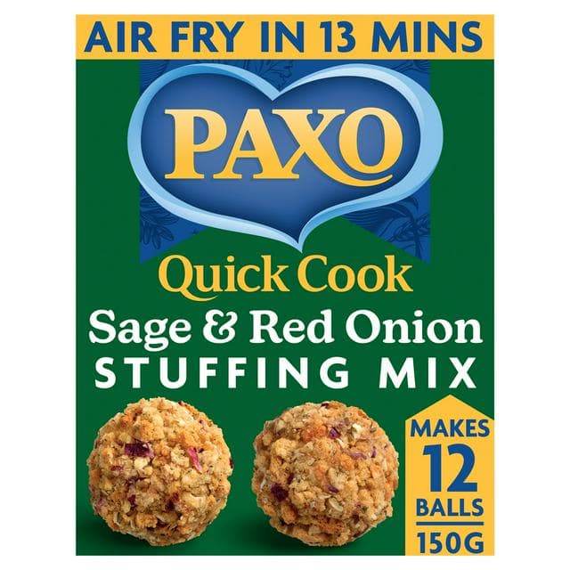 Paxo Quick Cook Sage & Red Onion Stuffing Mix 150g - gallery image 1