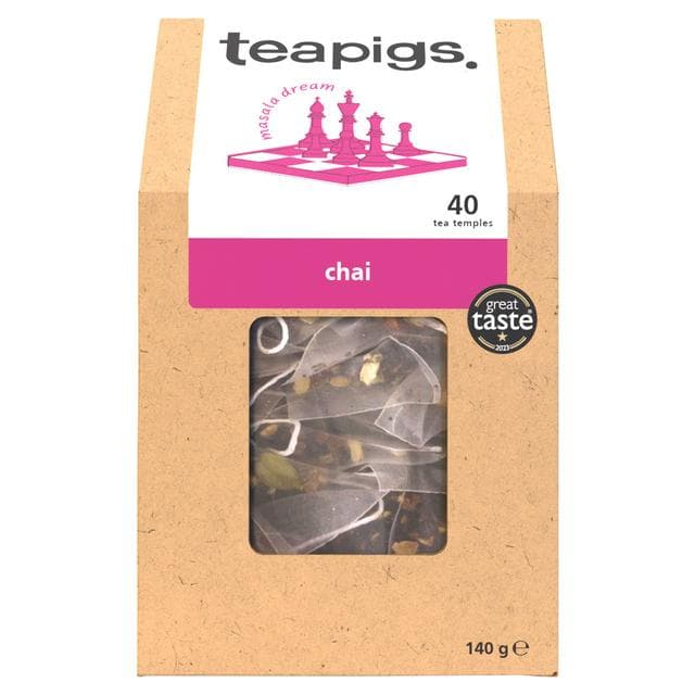 Teapigs Chai Tea Temples 40 x 3.5g - gallery image 1