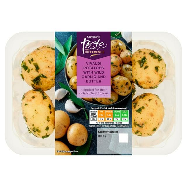 Sainsbury's Wild Garlic Vivaldi Potatoes, Taste the Difference 385g - gallery image 1