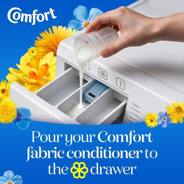 Comfort Fresh Fabric Conditioner Blue Skies 52 Washes 1.56L - gallery image 6