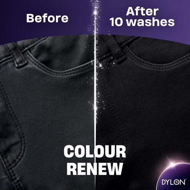 Dylon Renew Black & Dark Liquid Laundry Detergent 30 Washes 1.5L - gallery image 2