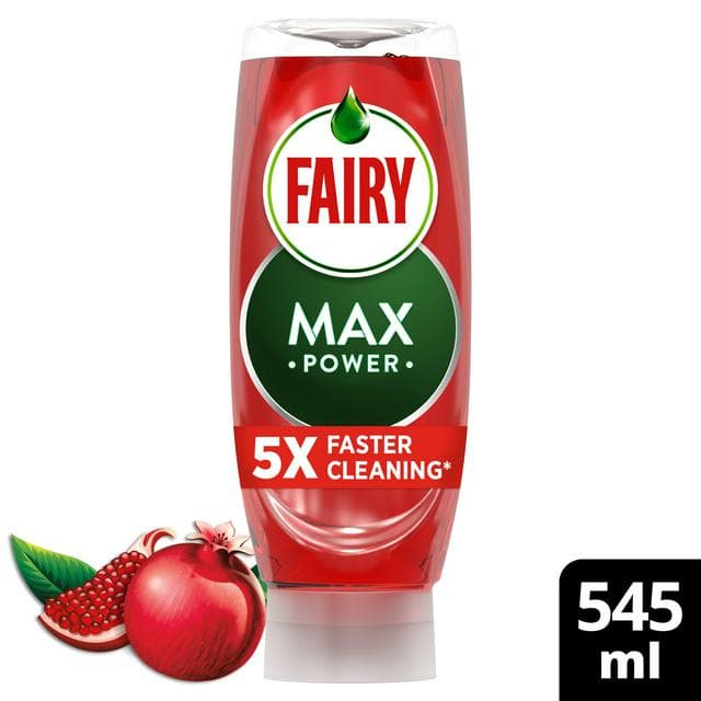 Fairy Max Power Washing Up Liquid 545ml - gallery image 1