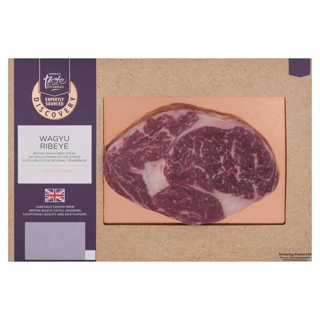 Sainsbury's Discovery Wagyu Ribeye Steak, Taste the Difference 250g - gallery image 1