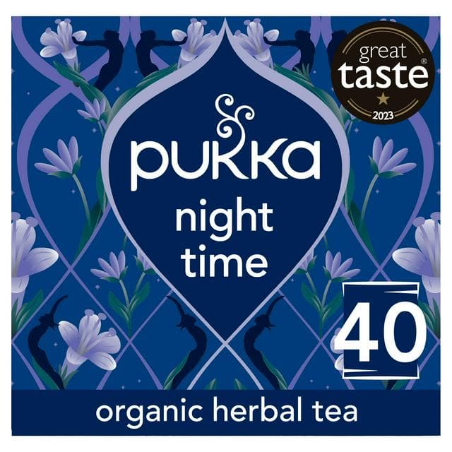 Pukka Organic Night Time Herbal Home Compostable Sleep Tea Bags with Chamomile x40 40g - gallery image 1