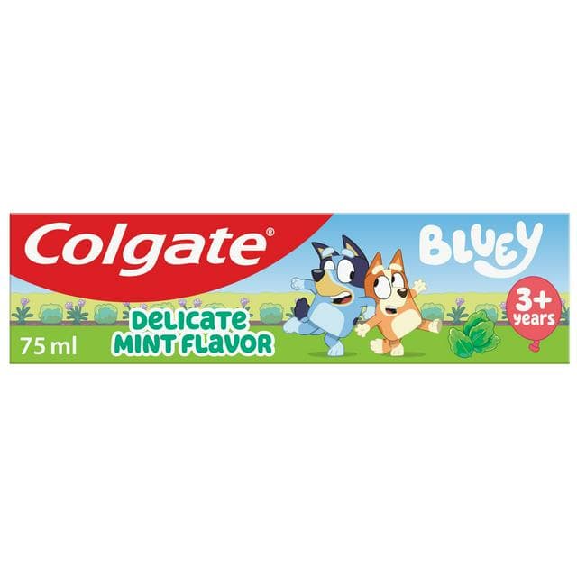 Colgate Kids 3+ Years Bluey Mint Flavoured Fluoride Toothpaste 75ml - gallery image 1