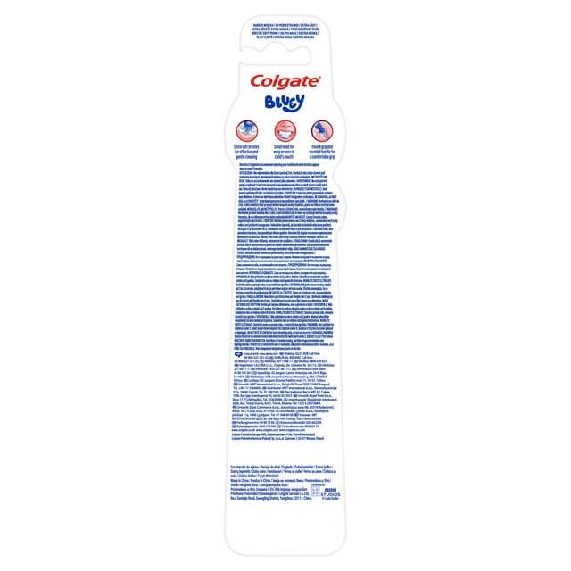 Colgate Kids 2-5 Years Bluey Extra Soft Manual Toothbrush x2 - gallery image 2