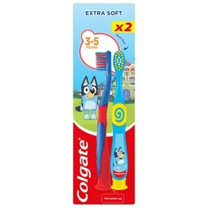 Colgate Kids 2-5 Years Bluey Extra Soft Manual Toothbrush x2