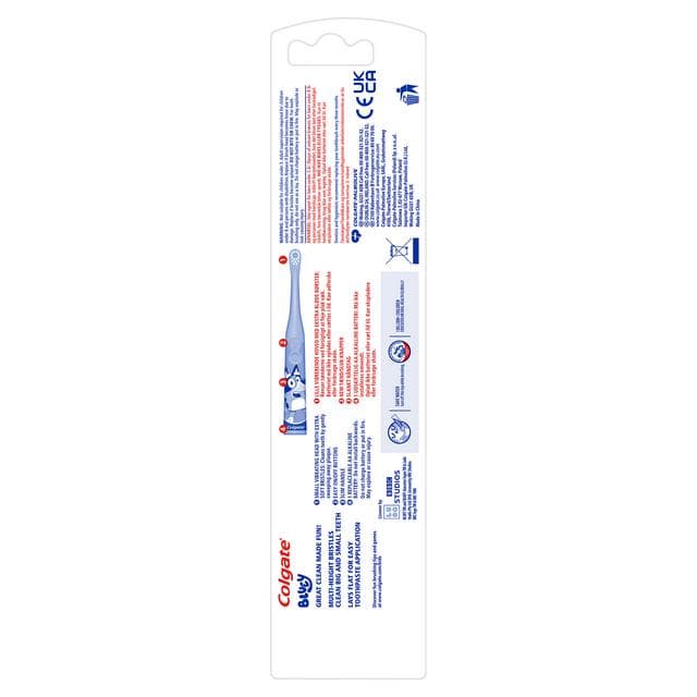 Colgate Kids Bluey Extra Soft Battery Toothbrush - gallery image 2