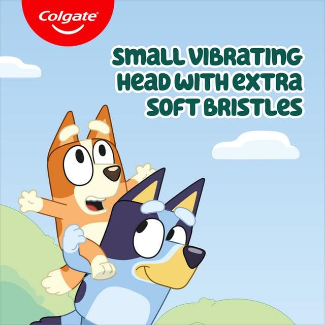 Colgate Kids Bluey Extra Soft Battery Toothbrush - gallery image 3