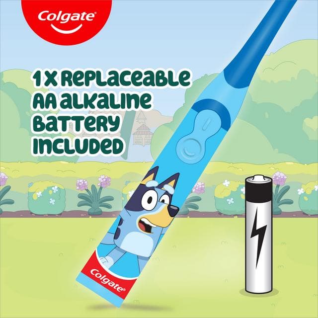 Colgate Kids Bluey Extra Soft Battery Toothbrush - gallery image 4