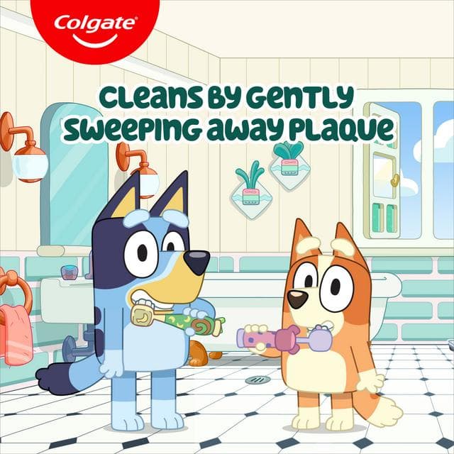 Colgate Kids Bluey Extra Soft Battery Toothbrush - gallery image 5