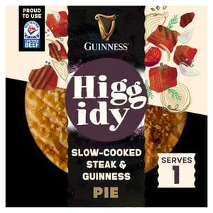 Higgidy Slow Cooked Steak & Guinness Pie with a Rosemary Sprinkle 200g