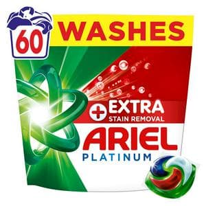 Ariel Platinum Pods 60 Washes Washing Capsules