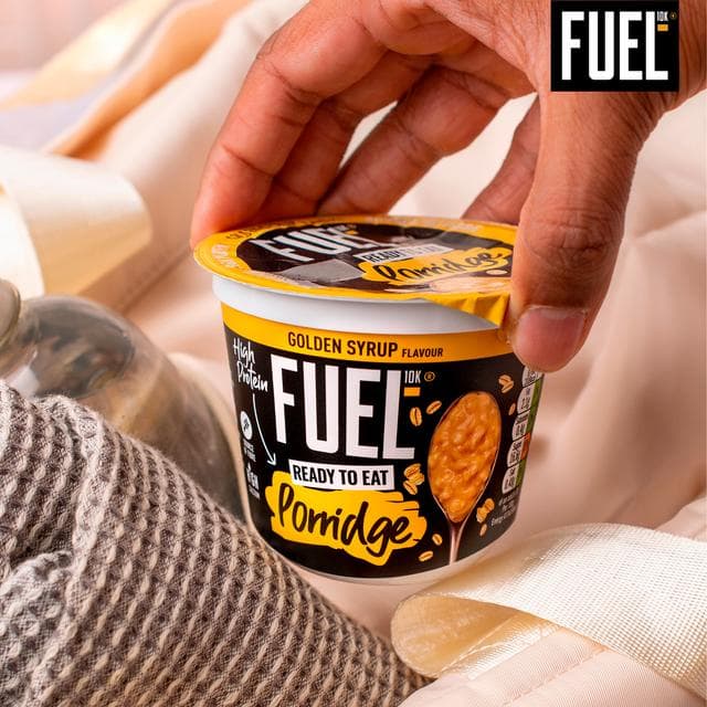 FUEL10K 210g Golden Syrup Ready to Eat On the Go Protein Porridge Oat Cereal Pot - gallery image 4