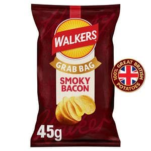 Walkers Crisps Smoky Bacon 45g