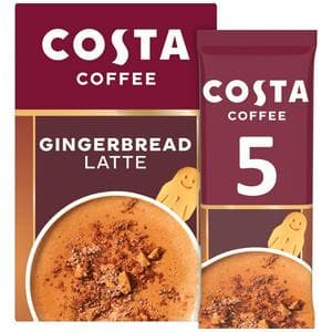 Costa Coffee 6 x 17g Barista Creations Gingerbread Latte Sachets