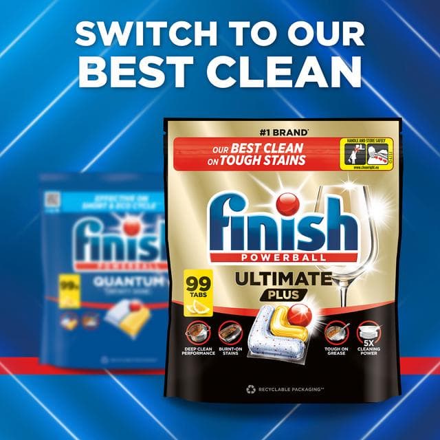 Finish Quantum All in One Dishwasher Tablets Lemon x100 - gallery image 6