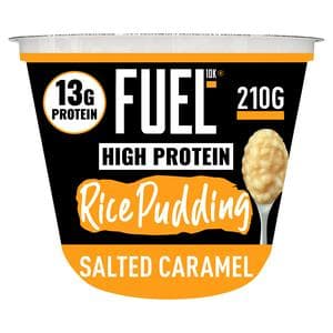 Fuel10K Salted Caramel Flavour High Protein Rice Pudding 210g