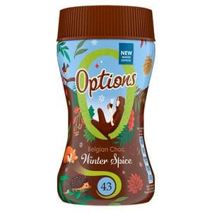 Options Belgian Choc Winter Spice 220g