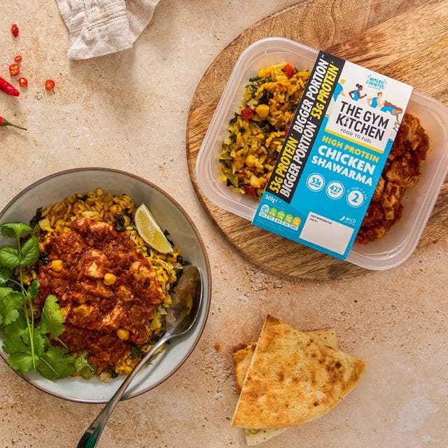 The Gym Kitchen 500g High Protein Chicken Shawarma Ready Meal - gallery image 2