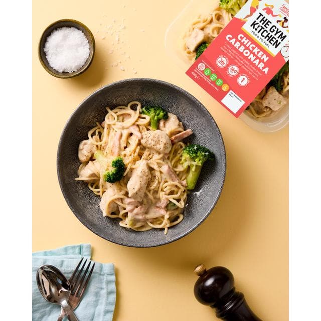 The Gym Kitchen 400g High Protein Chicken Carbonara Ready Meal - gallery image 2