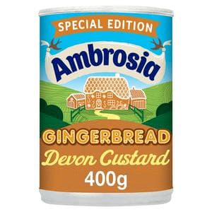 Ambrosia 400g Gingerbread Custard Dessert Can