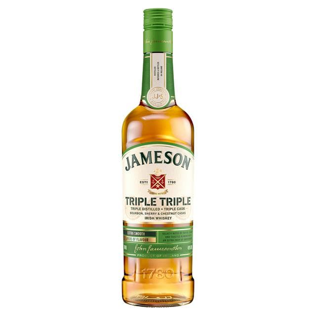Jameson Triple Triple Blended Irish Whiskey 70cl - gallery image 1