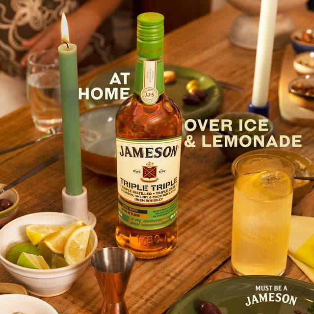 Jameson Triple Triple Blended Irish Whiskey 70cl - gallery image 3